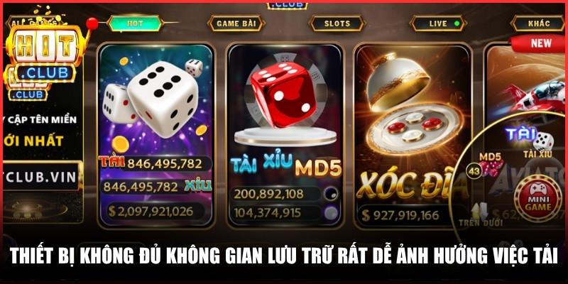 HITCLUB | HIT CLUB| Link Tải HIT.CLUB Cổng Game Bài Đổi Thưởng 06/2026 17 Sự cố thiết bị không đủ không gian lưu trữ rất dễ ảnh hưởng việc tải